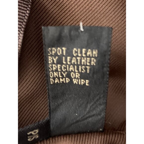 Coach Women's Purple Logo Pattern Bucket Hat Leather  Buckle Trim Small 7304 - Picture 8 of 8